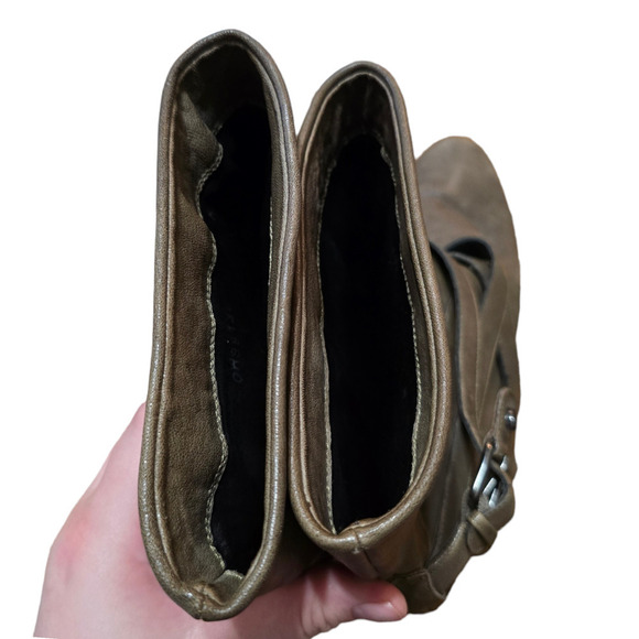 Stuart Weitzman Brown Mid Calf Rustic Boots size 9.5N 9.5 narrow - Picture 6 of 8